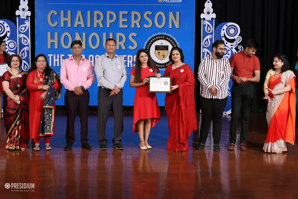 Presidium Rajnagar, CHAIRPERSON HONOURS’19: TEACHERS RECEIVE THE MOST PRESTIGIOUS HONOUR